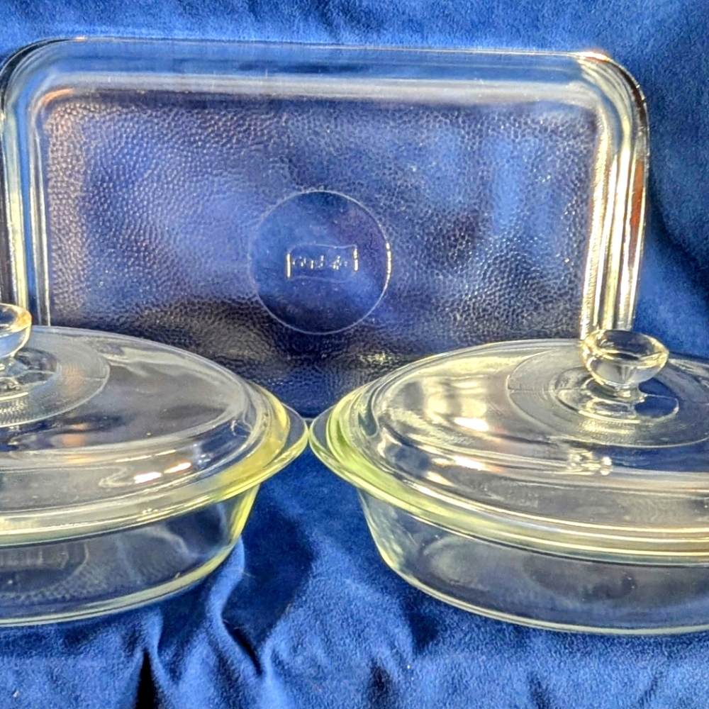 Glasbake Original Pyrex 1950s Set Bundle Price (all 3 together)